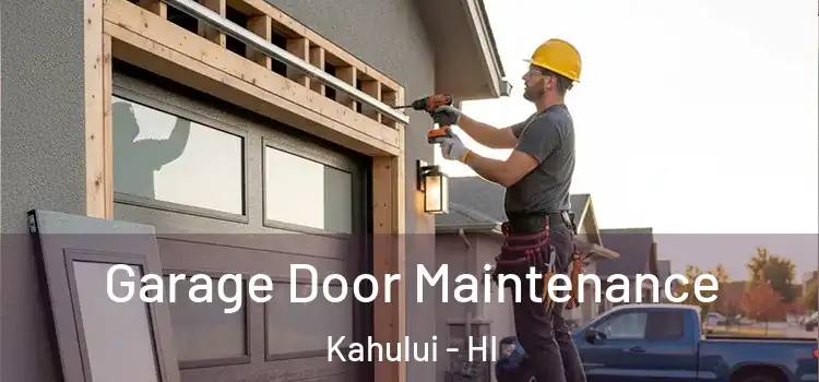 Garage Door Maintenance Kahului - HI